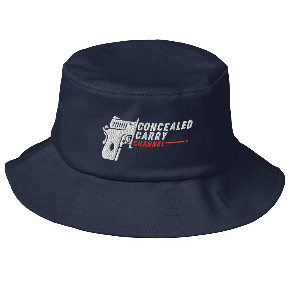 Old School Concealed Carry Channel Bucket Hat - Blue - Concealed Carry ...